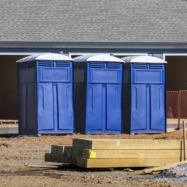 are there different sizes of portable toilets available for rent in Benton